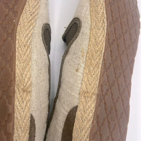 UGG women’s Delizah natural canvas slip on loafer size 6 - Picture 7 of 8
